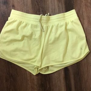 Highlighter yellow shorts, size m (8-10)
